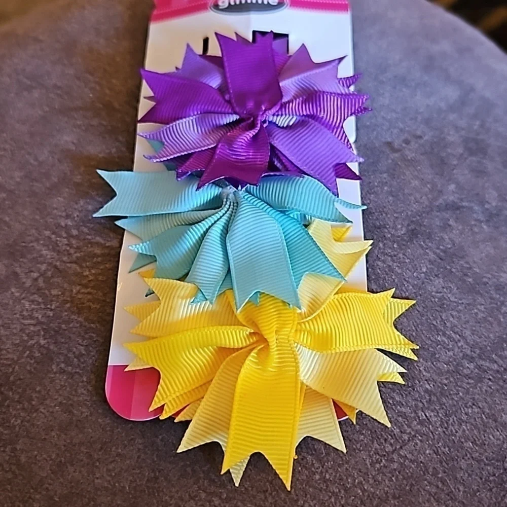 3/$30 GIMME Coquette Hair Bow Clips